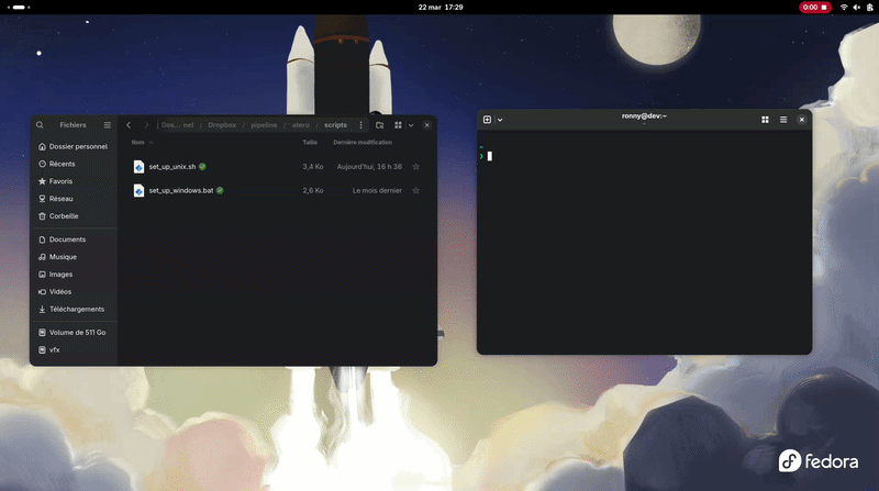 Ateru installation demo